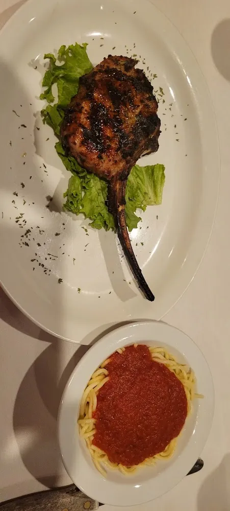 Grilled Veal Chop Tomahawk