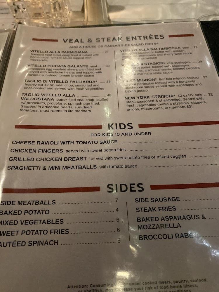 Giovanni Ristorante & Bar Italiano Menu image 4