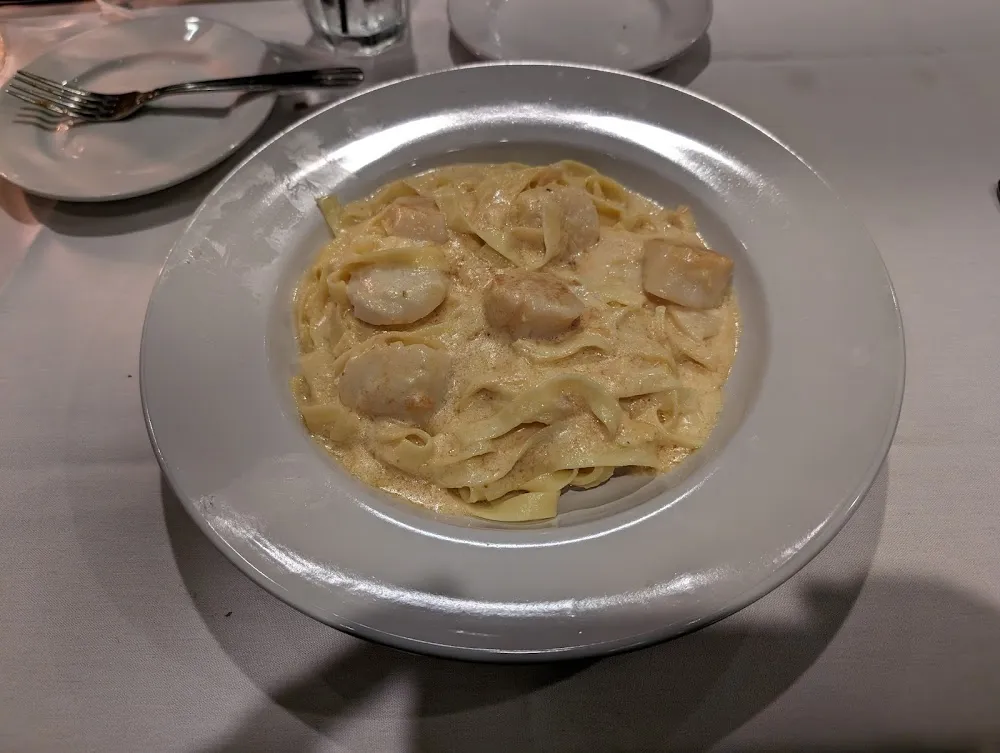 Shrimp & Scallops over Pasta